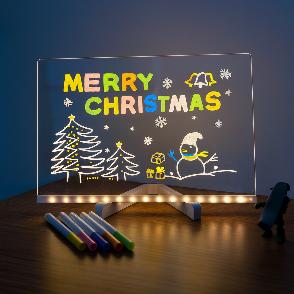 Lumika™ Podświetlana tablica LED, która zamienia rysowanie w magię światła ✨